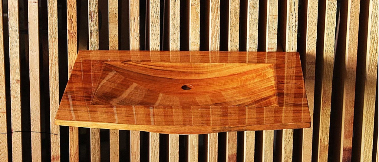 The Stylish And Sleek Handcrafted Wooden Sink Epoxycraft